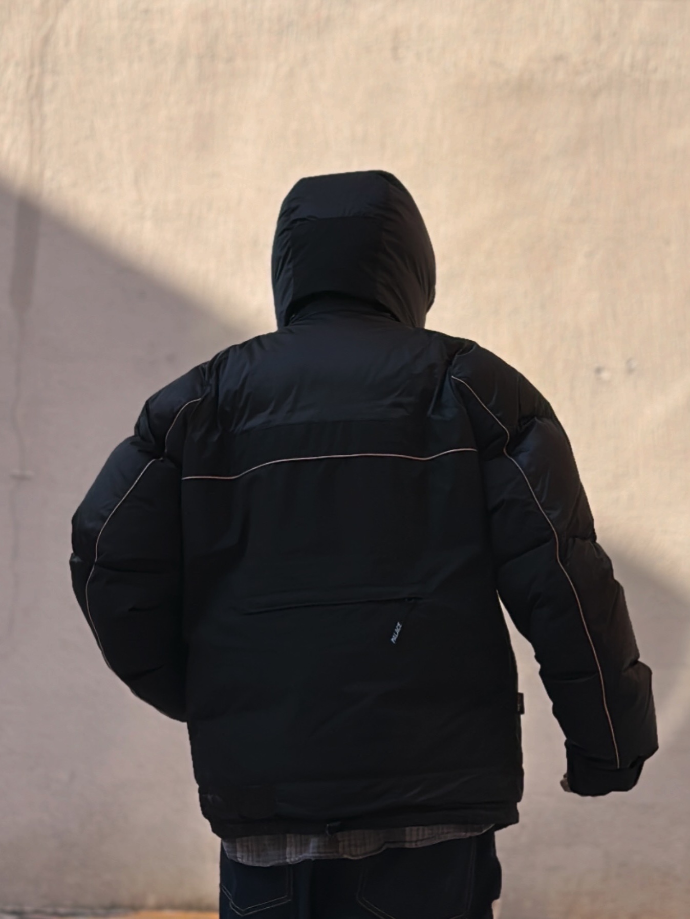 Junya Watanabe x Palace Cordura Nylon Jacket Black, Kapital 12.5 oz. Denim Mexican Tuxedo 5P Okagilly Pants Indigo 착용 스타일 - 3