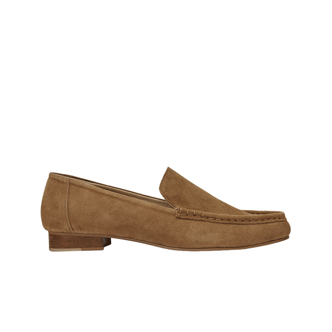 킨더살몬 우먼 바스크 스웨이드 로퍼 꼬냑(Kindersalmon Women Bask Suede Loafer Cognac)