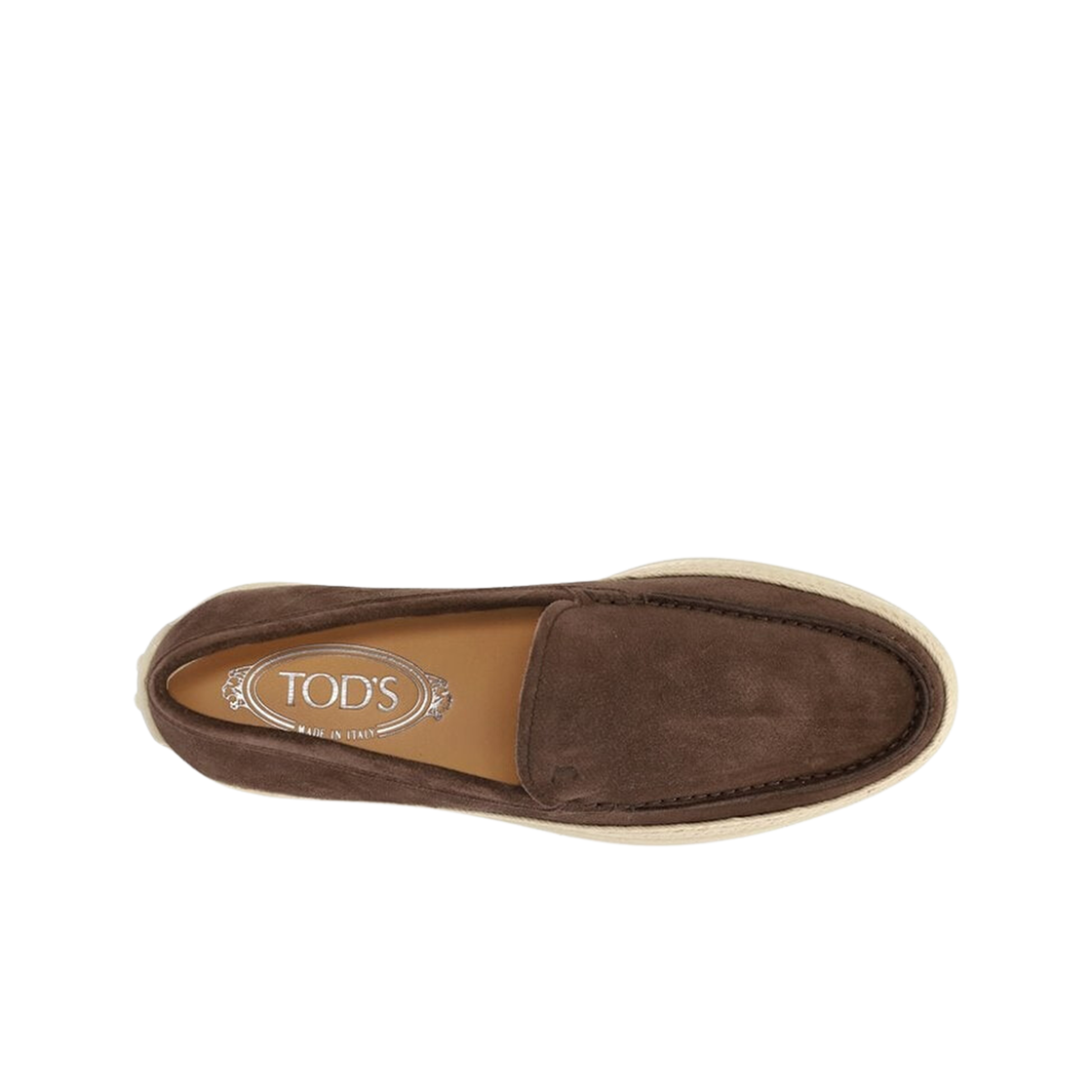 (W) 토즈 스웨이드 슬리퍼 로퍼 브라운((W) Tod's Slipper Loafers in Suede Brown) - 2