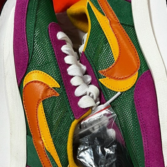 Nike x Sacai LDWaffle Pine Green 착용 스타일
