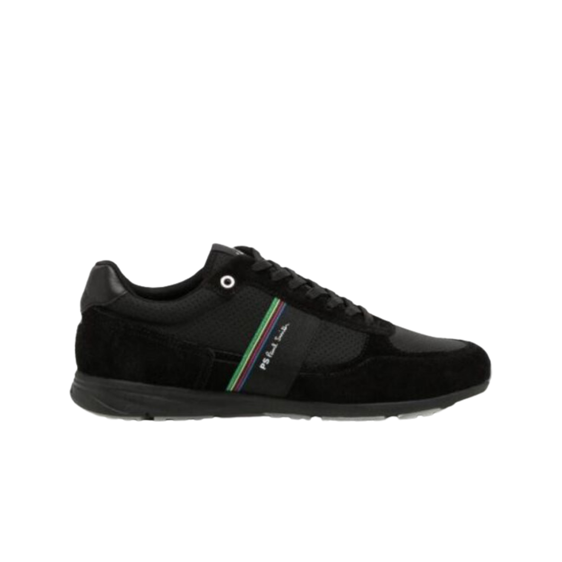 폴 스미스 레더 스트라이프 트레이너 블랙(Paul Smith Leather Stripe Trainers Black)
