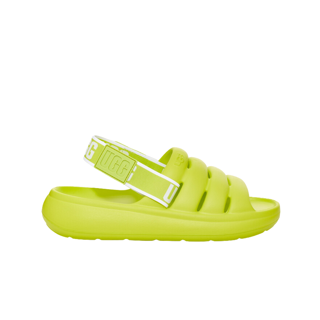 (W) 어그 스포츠 예 슬라이드 키 라임((W) UGG Sport Yeah Slide Key Lime)
