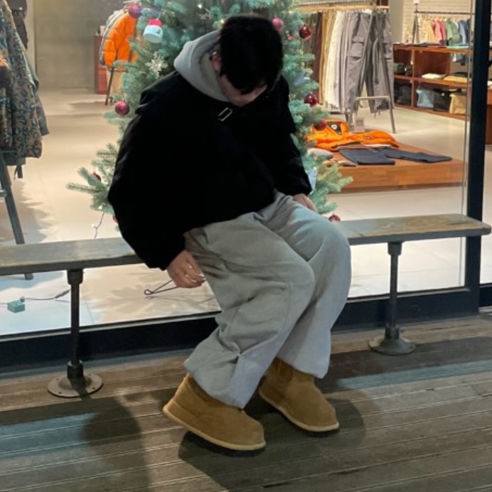 Kinchi x Non Parking N Road Boots Brown 착용 스타일