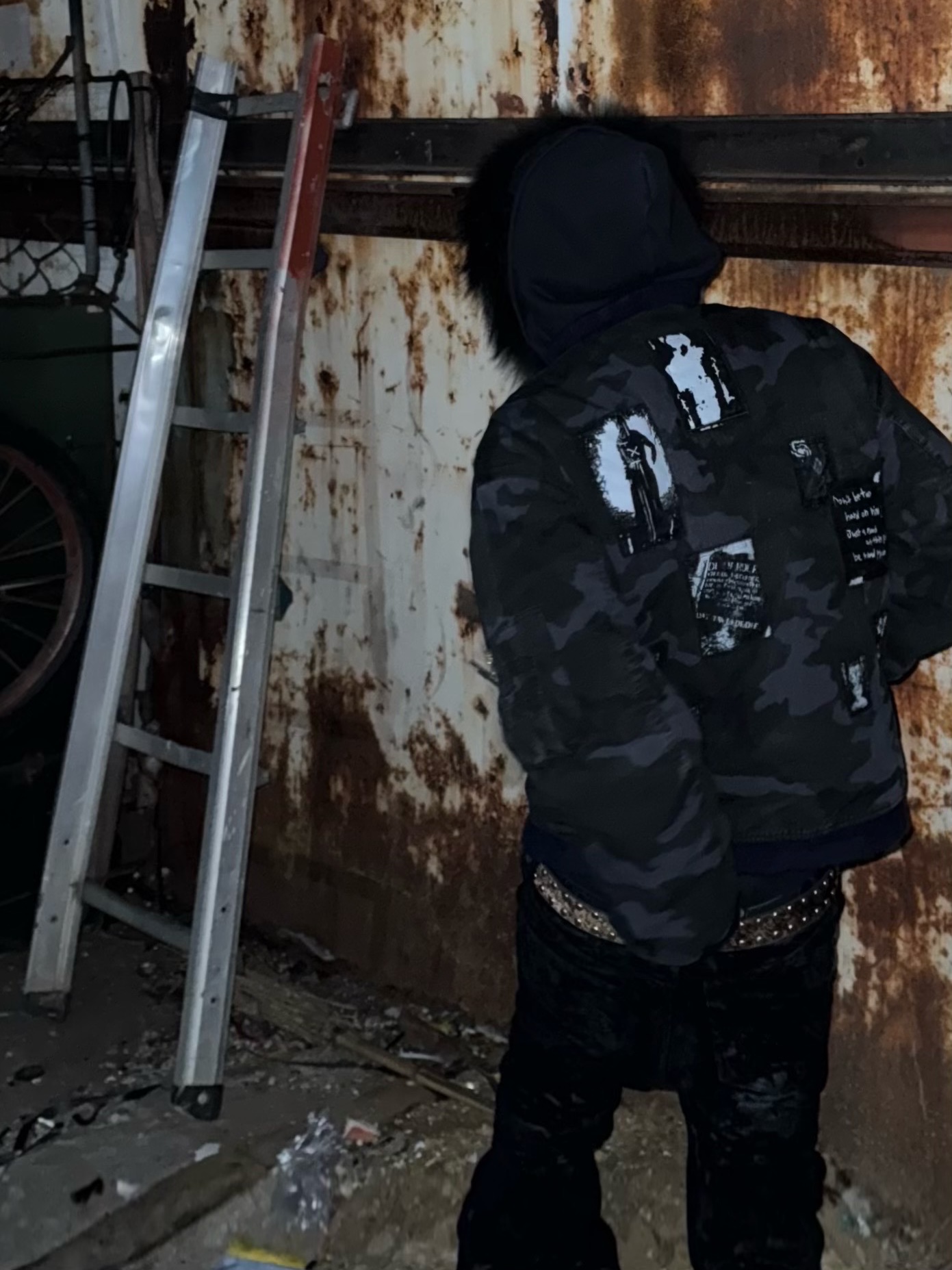 Undermycar Glacial Velvetin Flared Jeans Black - 24FW, Balenciaga Skiwear Alaska Nylon Low Boot Black 착용 스타일 - 7