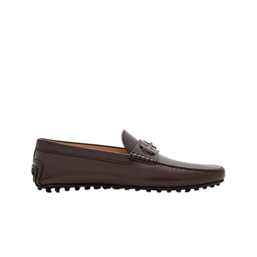 Tod's City Gommino Leather Driving Shoes Brown