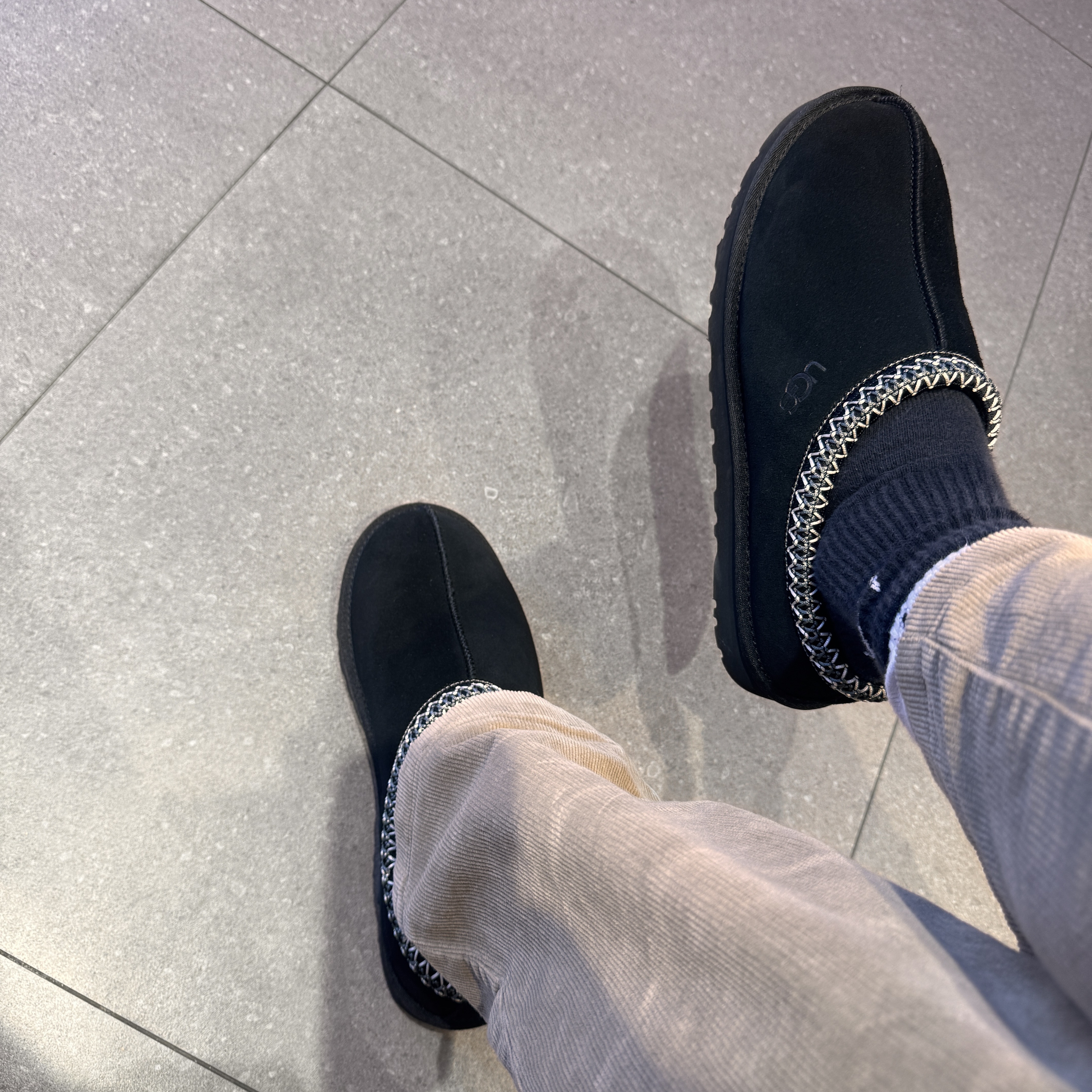 UGG Tasman Black 착용 스타일 - 1