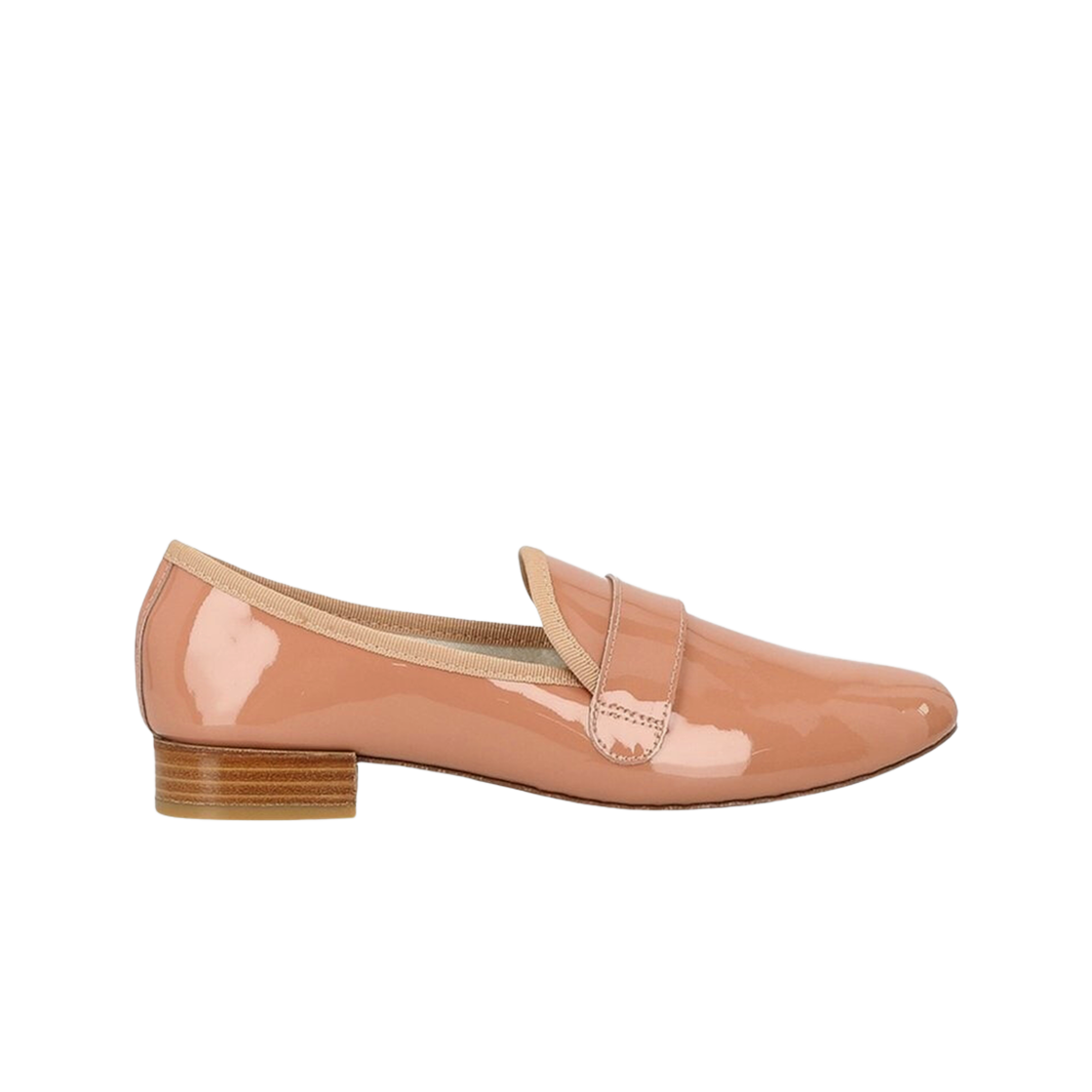 V829V003 (W) Repetto Michael Calfskin Leather Loafer Nude Beige