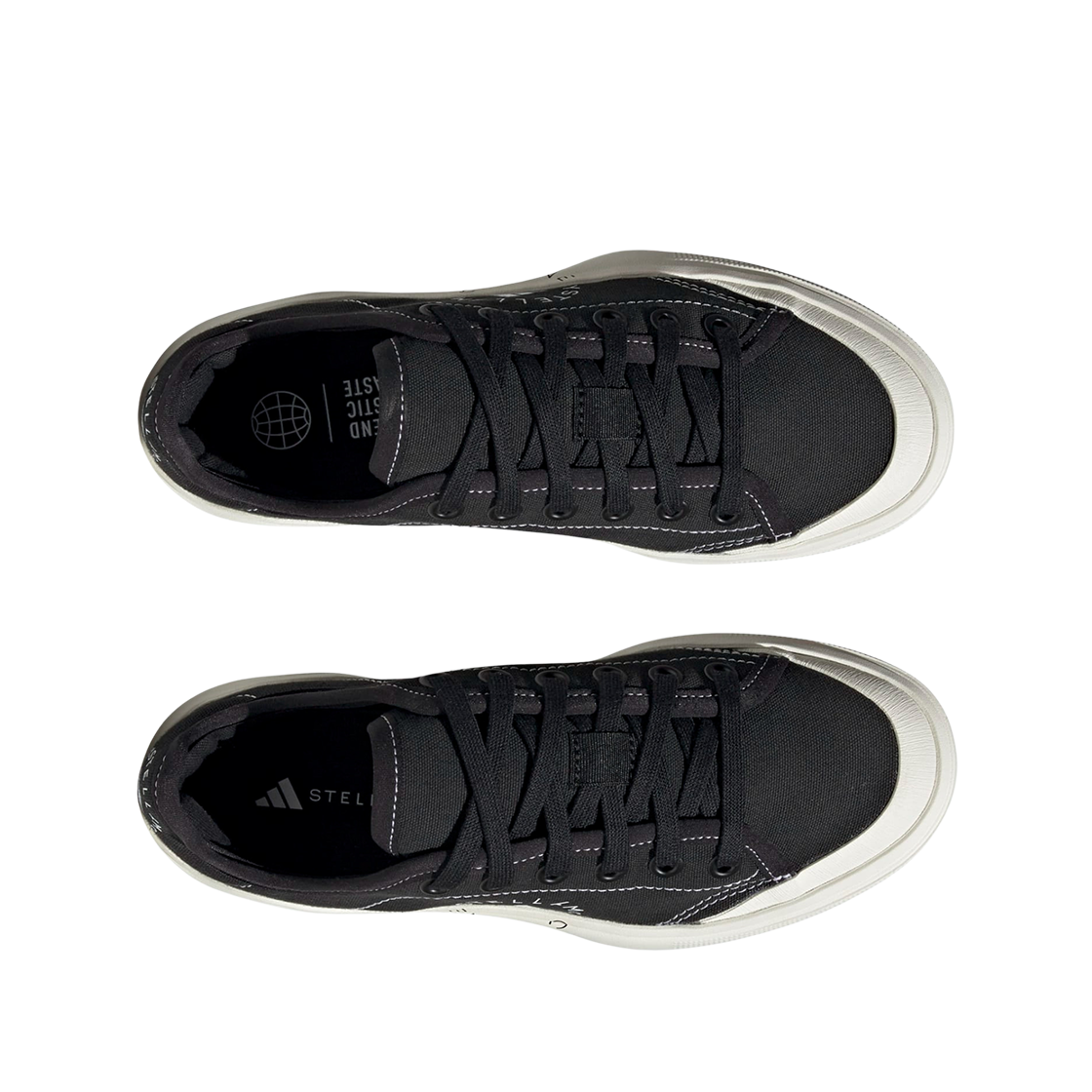 아디다스 x 스텔라 맥카트니 코트 코어 블랙 오프 화이트(Adidas x Stella McCartney Court Core Black Off White) - 2
