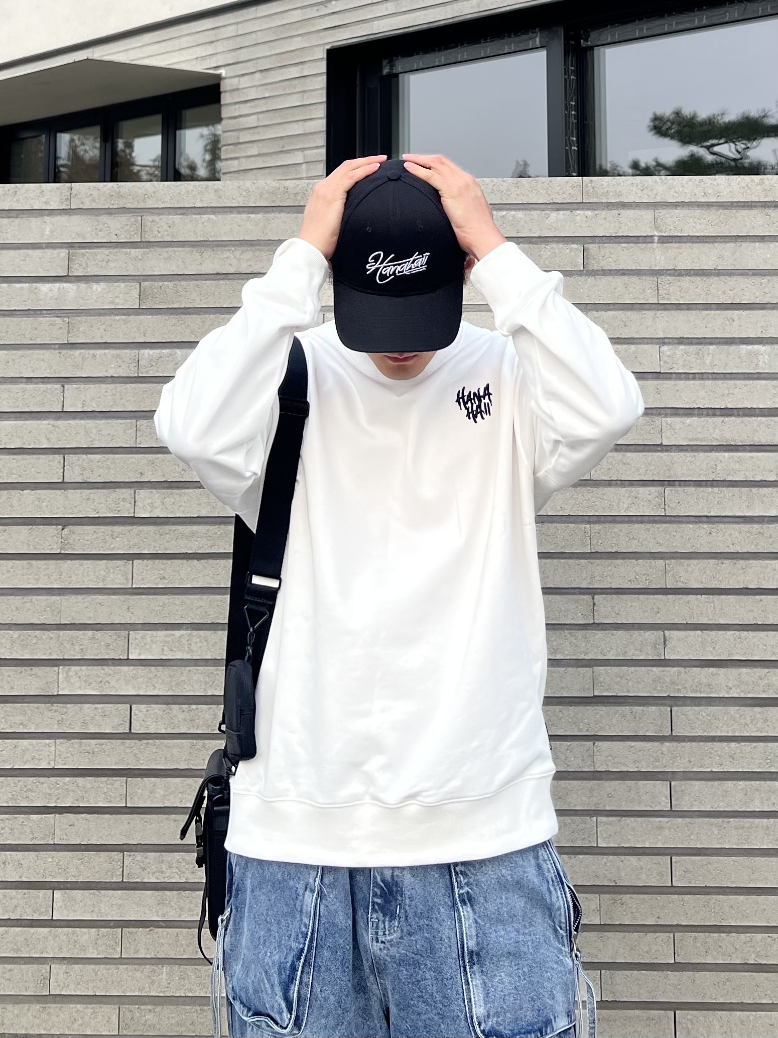 Converse Chuck 70 Hi Black 착용 스타일 - 2