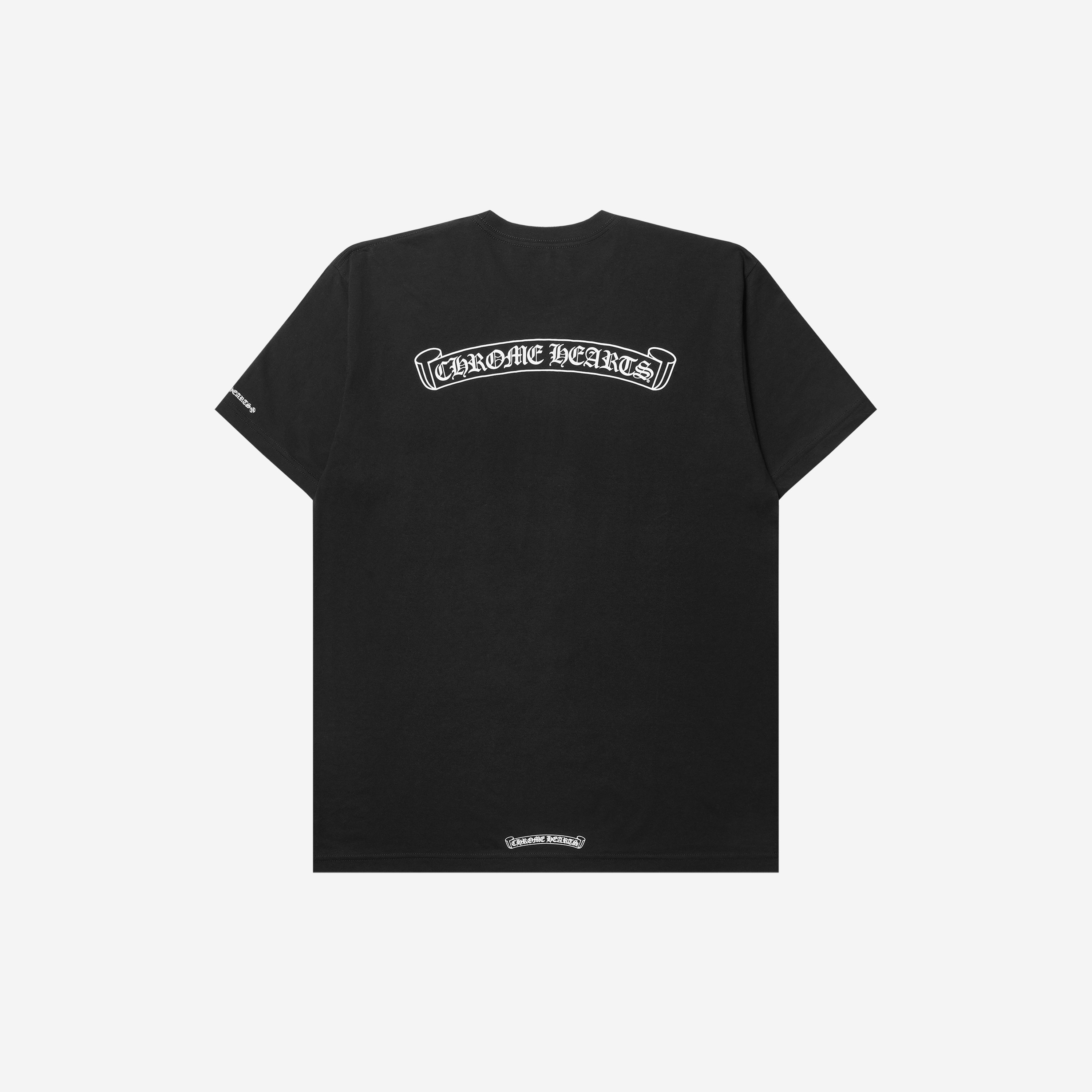 Chrome Hearts Scroll Logo T-Shirt Black