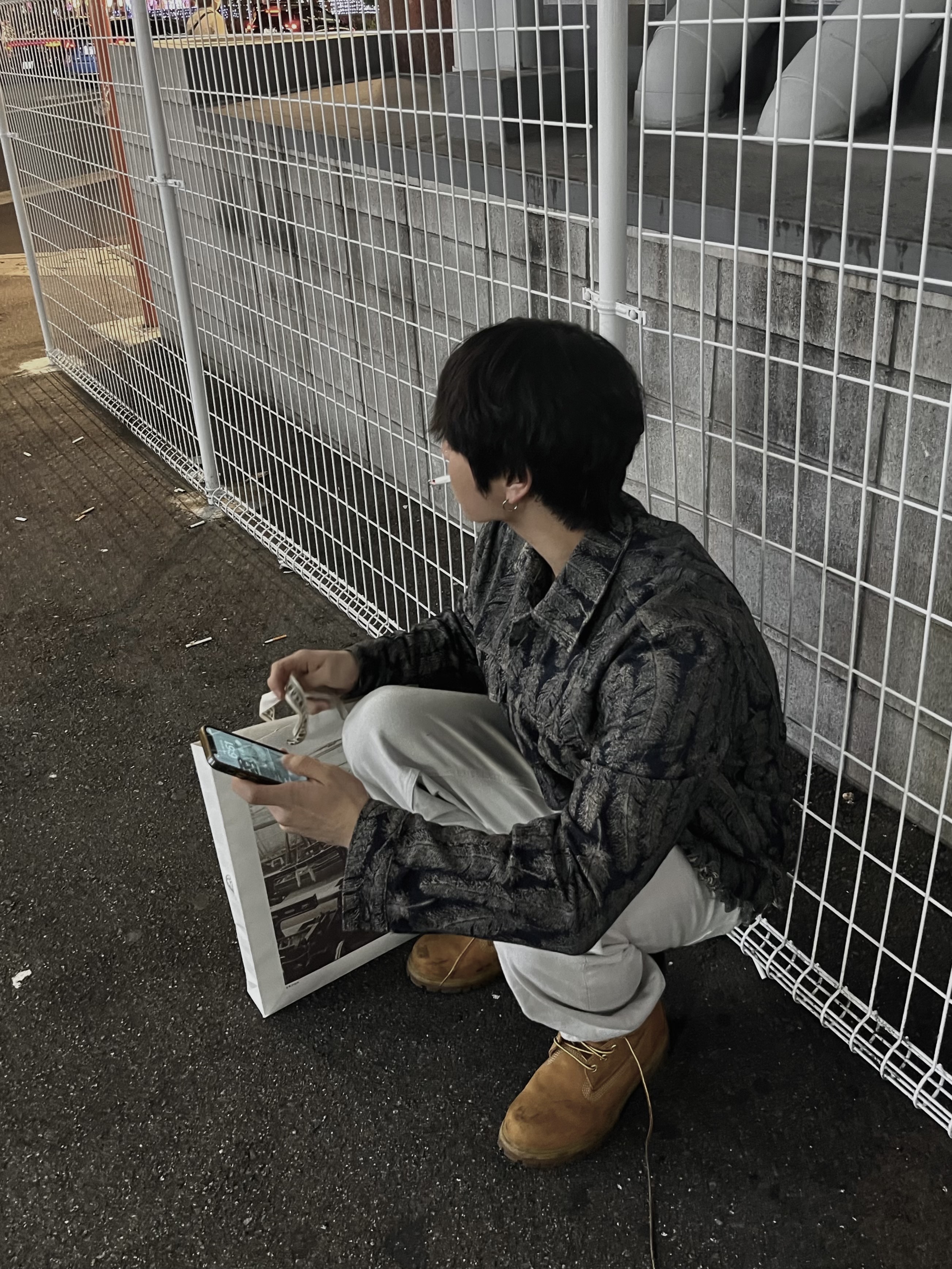 Kapital 12 oz. Feather Denim 3rd Jacket Indigo, Timberland Premium 6 inch Waterproof Boot Wheat Nubuck - Wide 착용 스타일 - 1
