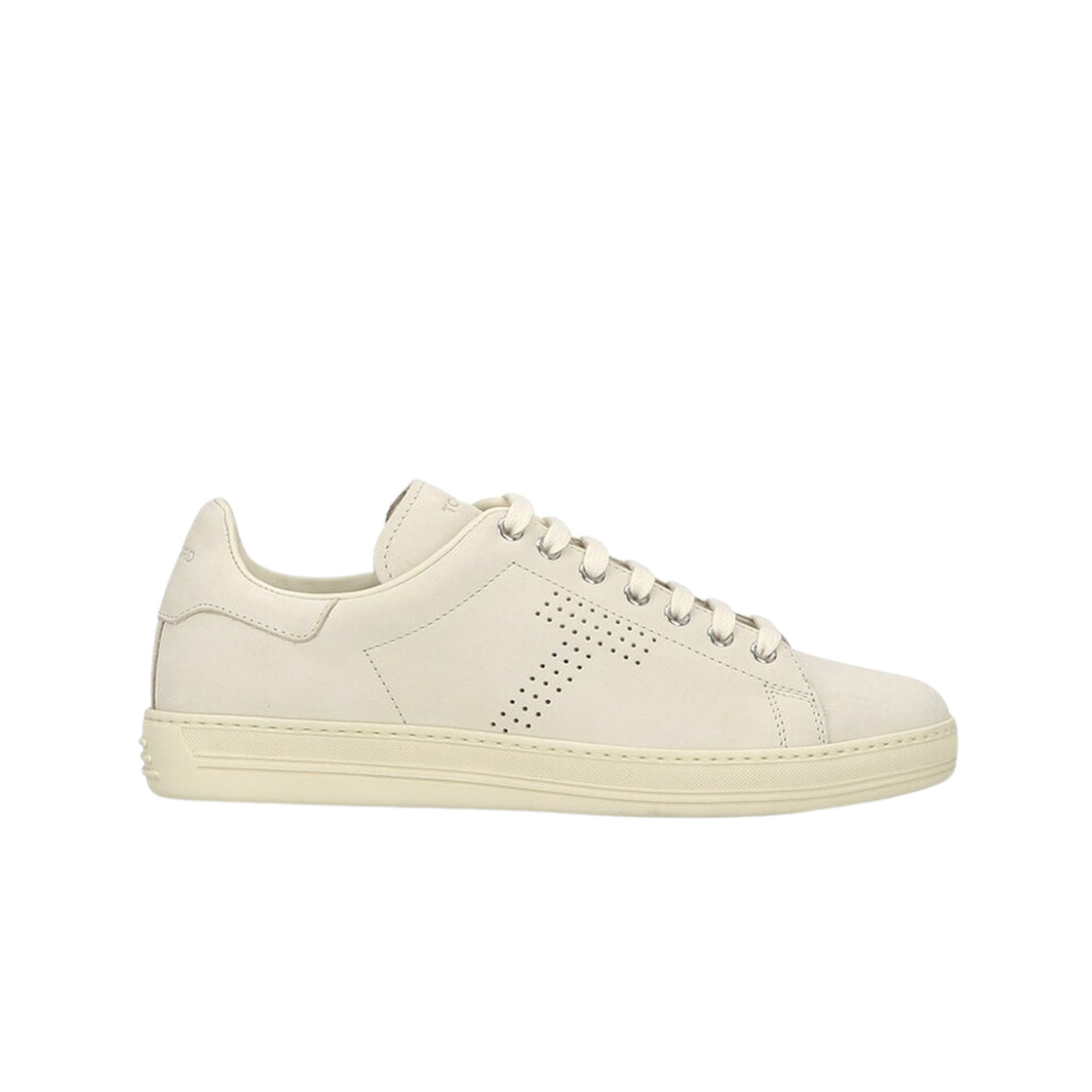 J1045-LCL133C-3WW01 Tom Ford Warwick Grain Leather Low Top Sneakers Marble Cream