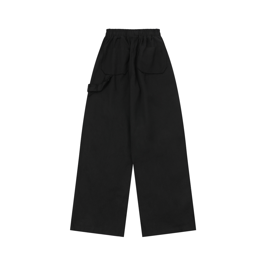 무센트 더블니 데미지 디테일 페인터 워싱 밴딩 팬츠 블랙(MUCENT Doubleknee Damage Painter Washing Pants Black) - 2