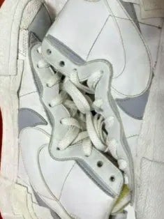 Nike x Sacai Blazer Mid White Grey 착용 스타일