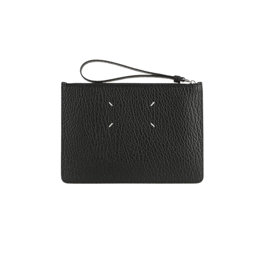 메종 마르지엘라 보빈 레더 파우치 블랙 | Maison Margiela | KREAM