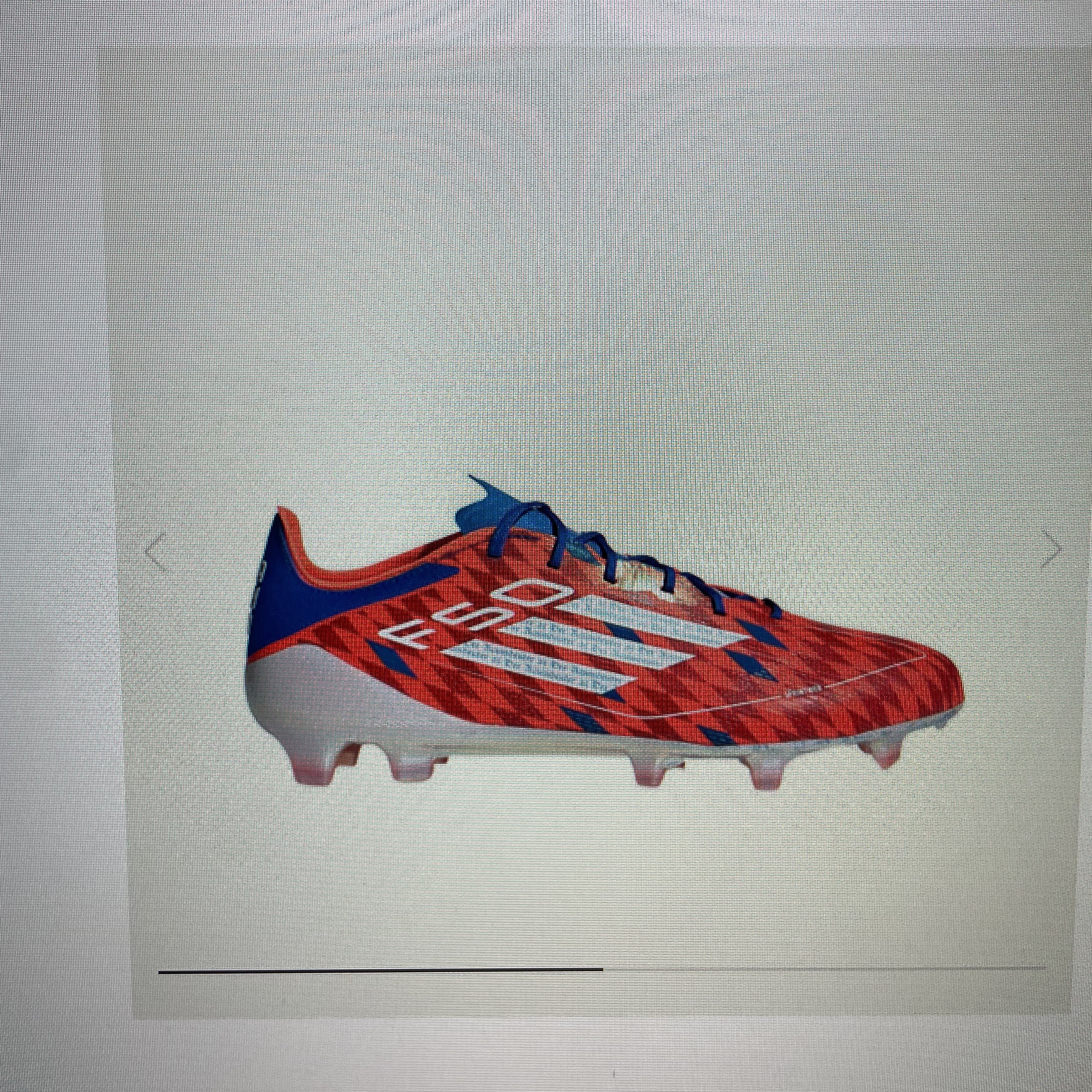 Adidas F50 Elite Raumdeuter FG Solar Red Cloud White 착용 스타일