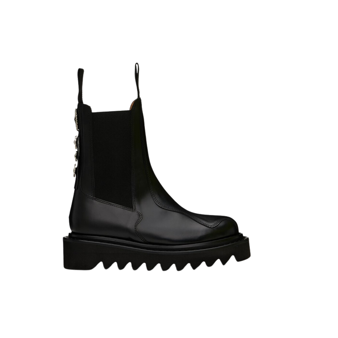 (W) 토가 샤크 솔 부츠 블랙((W) Toga Shark Sole Boots Black)