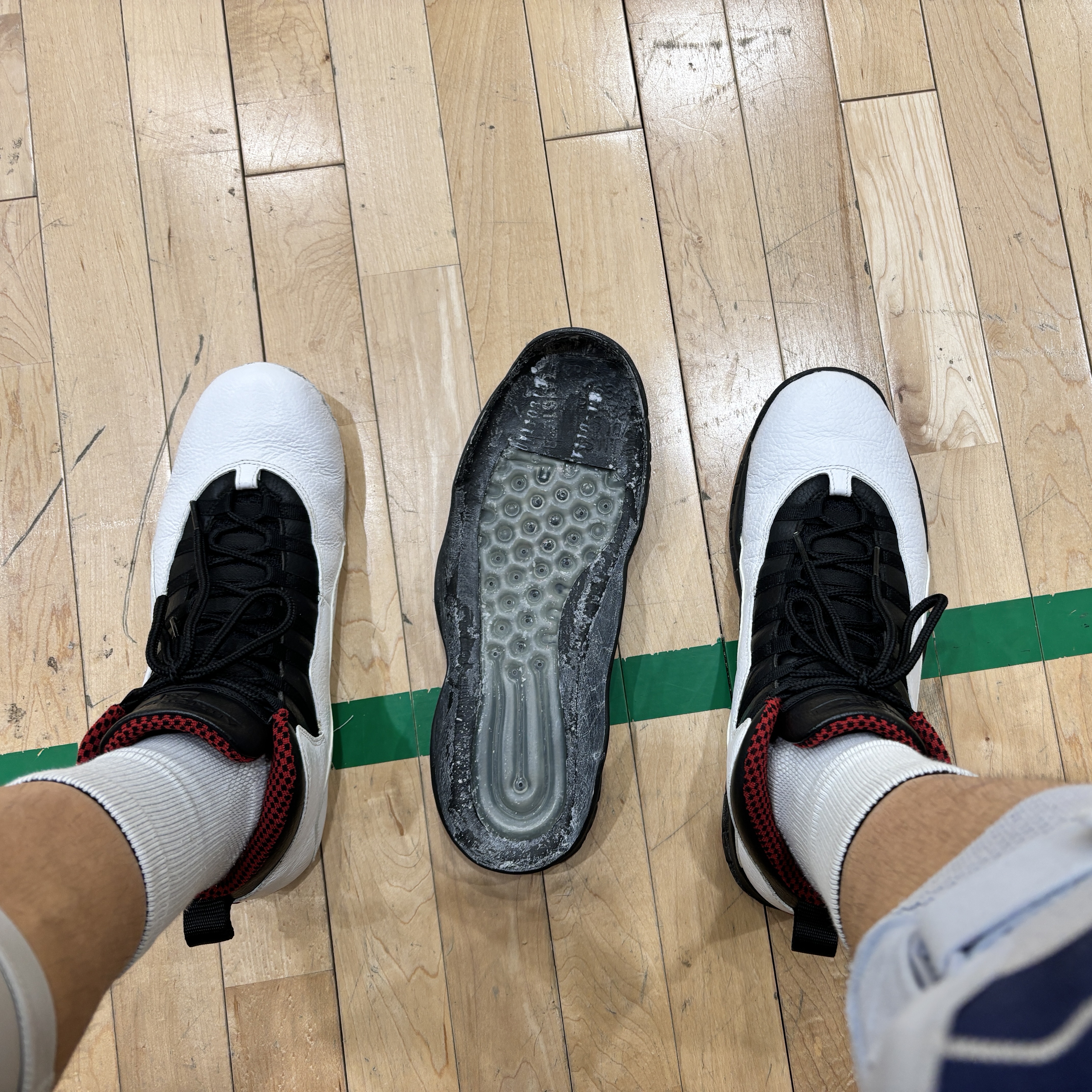 Jordan 10 Retro Chicago Bulls 2012 착용 스타일 - 1