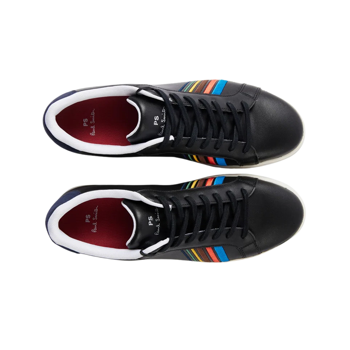 폴 스미스 레더 렉스 트레이너 블랙(Paul Smith Leather Rex Trainers Black) - 2