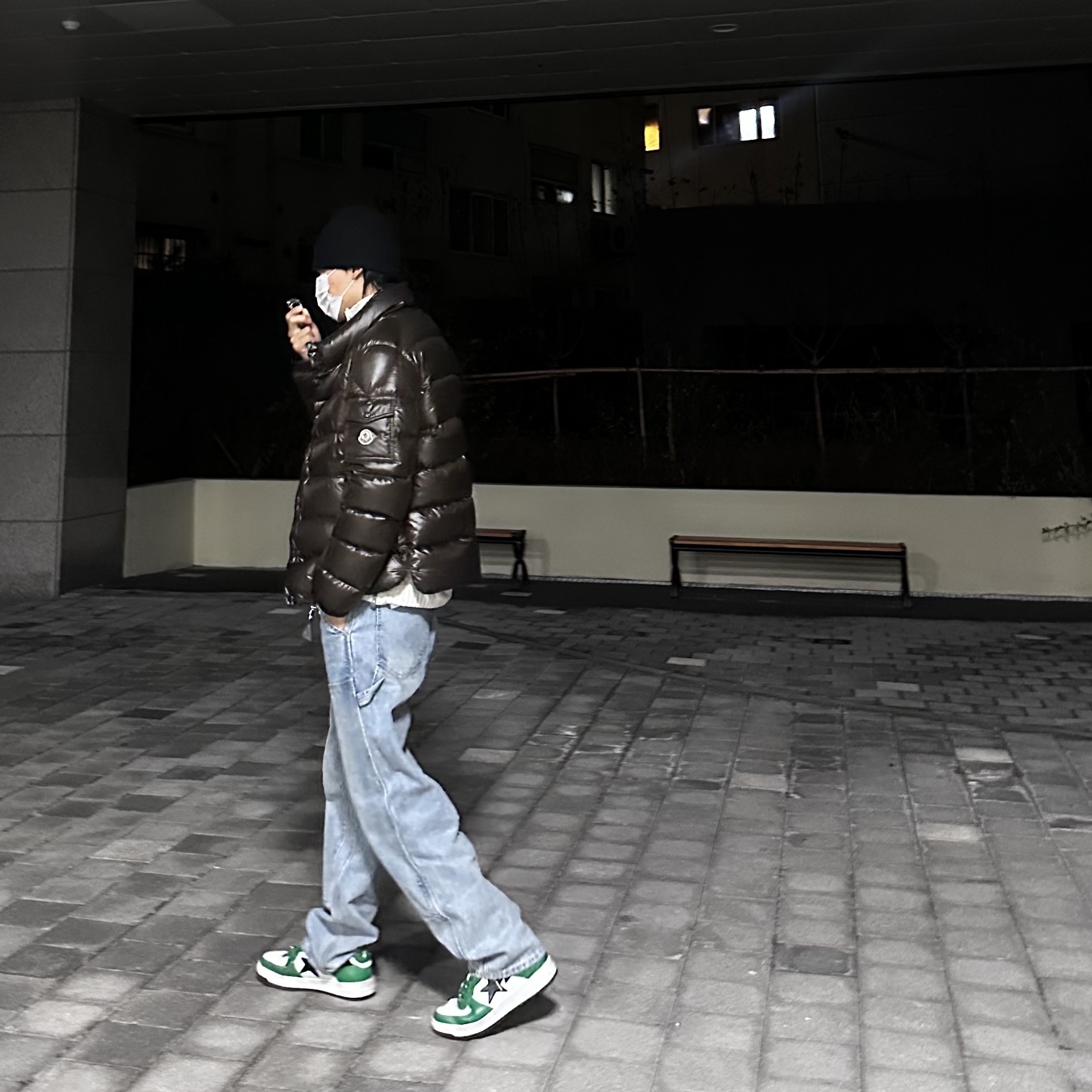 Moncler Lule Short Down Jacket Brown - 23FW, BAPE Bape Sta Low Green White 착용 스타일