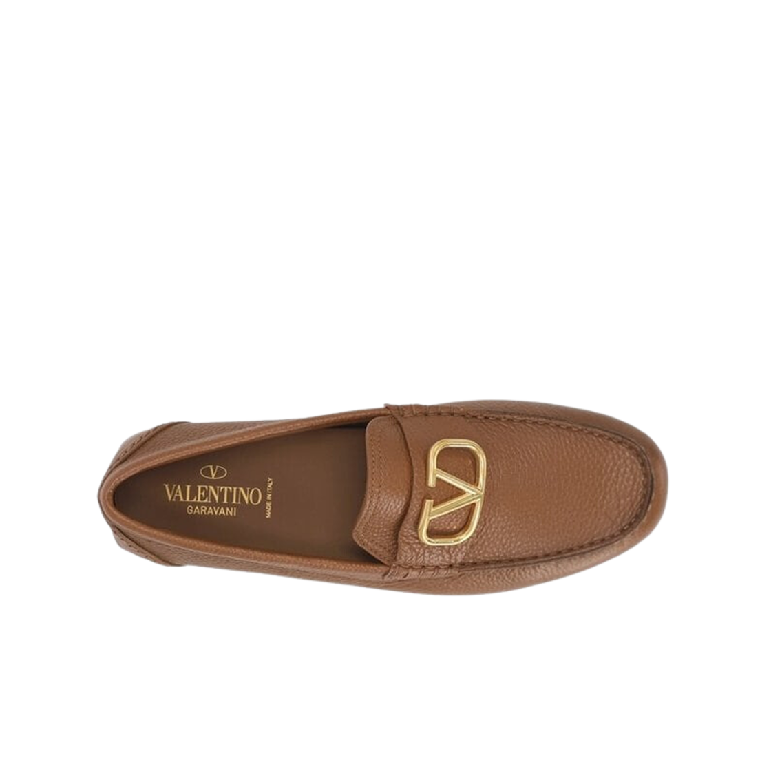 발렌티노 레더 고미노 로고 로퍼 브라운(Valentino Leather Gommino Logo Loafers Brown) - 2