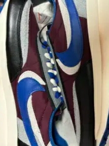 Nike x Sacai x Undercover LDWaffle Night Maroon Team Royal 착용 스타일