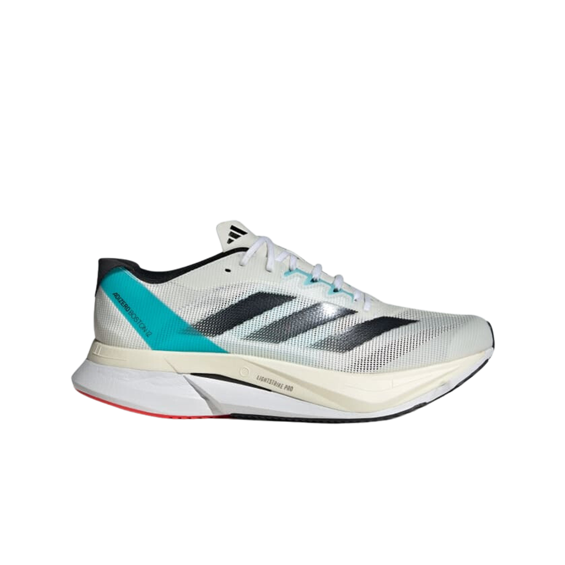 아디다스 아디제로 보스턴 12 클라우드 화이트 코어 블랙(Adidas Adizero Boston 12 Cloud White Core Black)