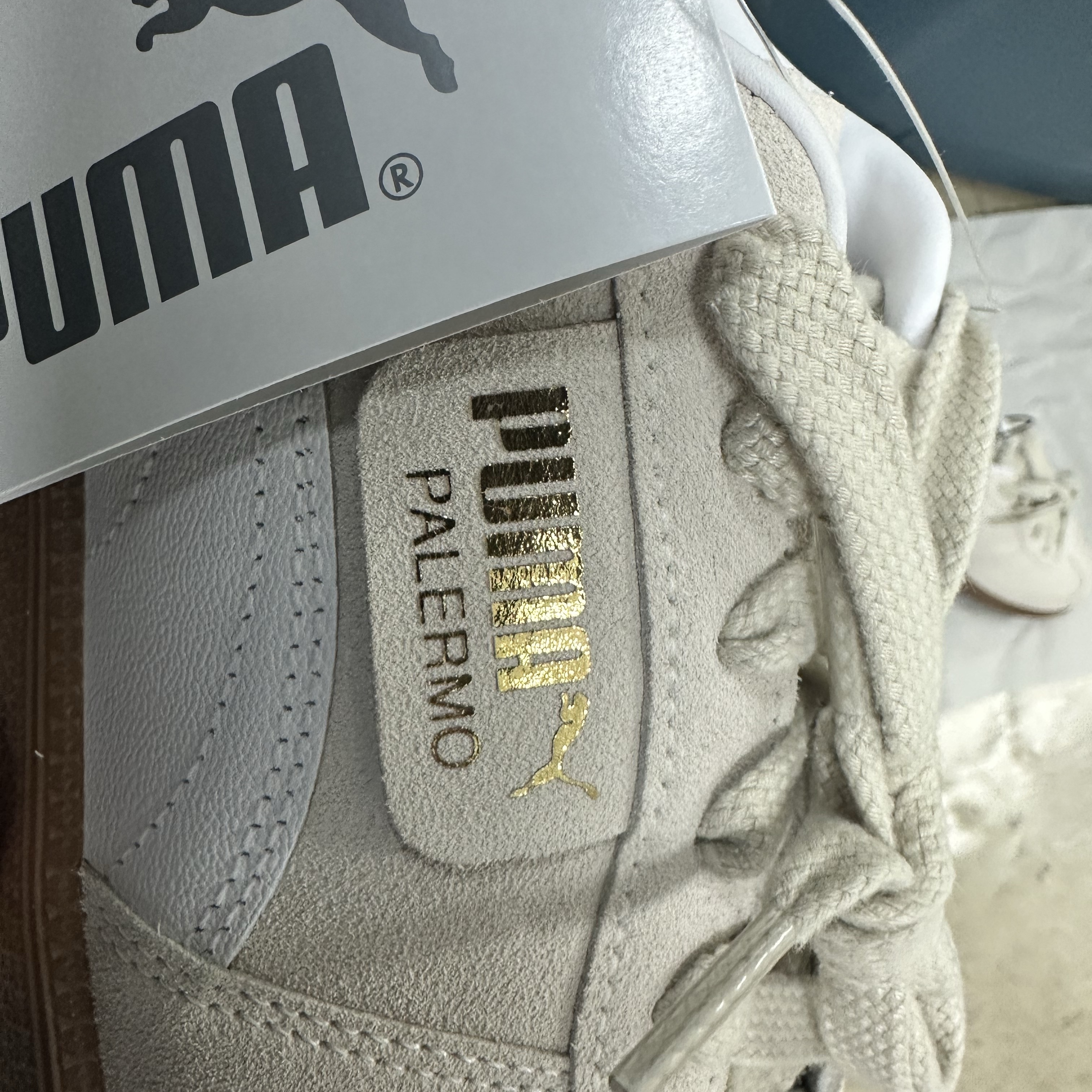 Puma Palermo Alpine Snow White 착용 스타일 - 1