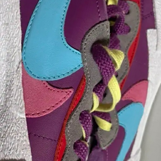 Nike x Sacai x Kaws Blazer Low Purple Dusk 착용 스타일