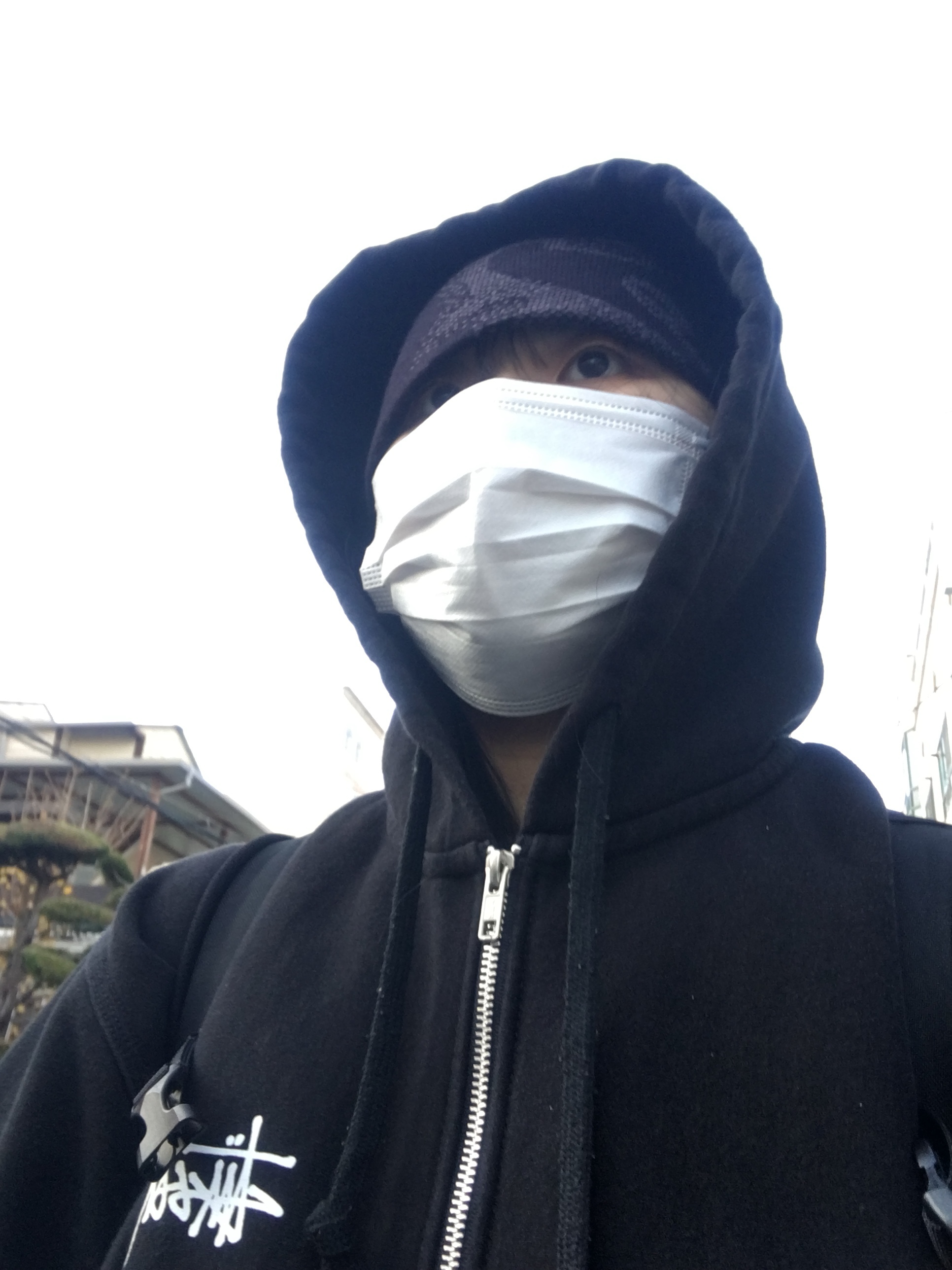 Stussy Basic Zip Hoodie Black, Sansan Gear Logo Beanie Black - 23FW 착용 스타일 - 2