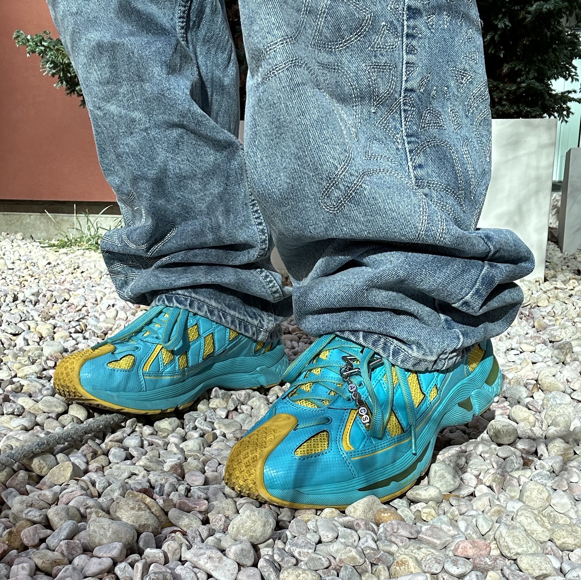 Asics x Kiko Kostadinov Gel-Kiril Ice Mint, Arc'teryx Cerium Hoody Daybreak 착용 스타일 - 3
