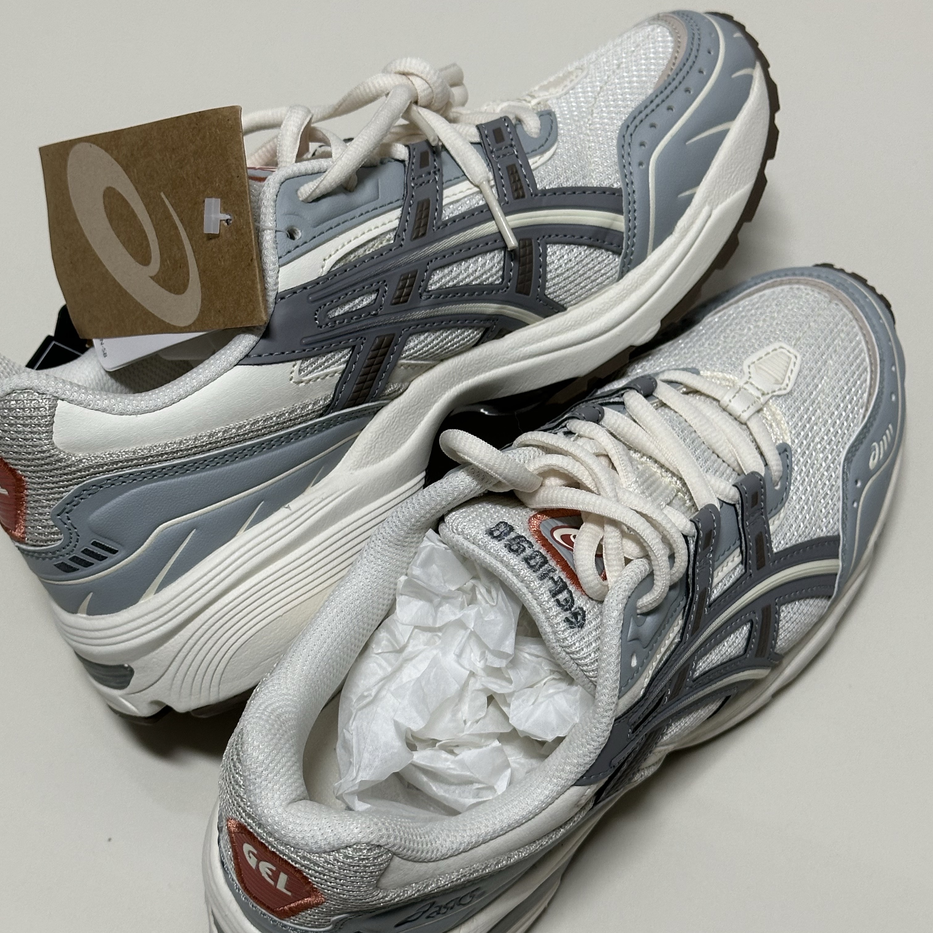 Asics Gel-1090 Blue Grey 착용 스타일 - 1