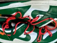 Nike x Off-White Dunk Low Pine Green 착용 스타일