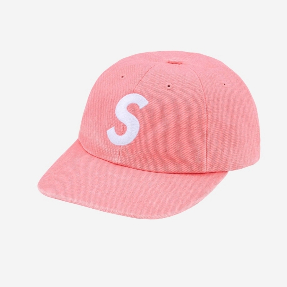 Supreme Pigment S Logo 6-Panel Bright Pink - 24FW 착용 스타일
