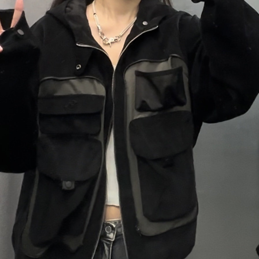 Sansan Gear Corduroy Jacket Black - 23FW, Sansan Gear Corduroy Jacket Black  - 23FW 착용 스타일 - 1