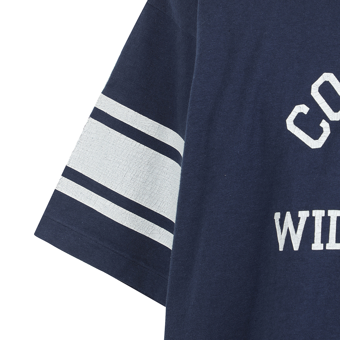 시오타 풋볼 티셔츠 컬럼비아 네이비 -24FW(Ciota Football T-Shirts Columbia Navy - 24FW) - 4