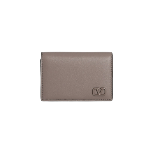 Valentino Garavani Vlogo Signature Card Holder Clay