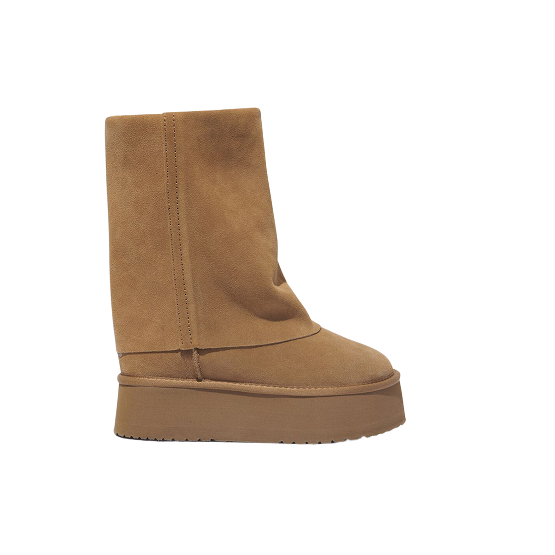 RF1SHBE3UG007 (W) Rockfishweatherwear Maxi Middle Folded Boots Chestnut