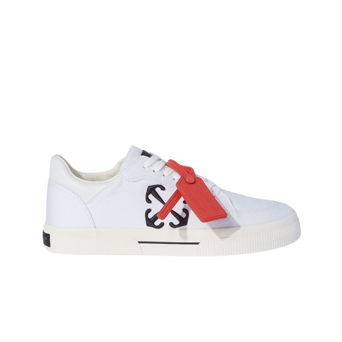 오프화이트 로우 벌크 캔버스 스니커즈 화이트(Off-White Low Vulcanized Canvas Sneakers White)