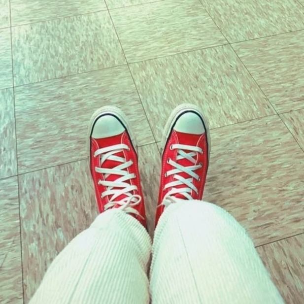 Converse Chuck Taylor All Star Core High Red 착용 스타일
