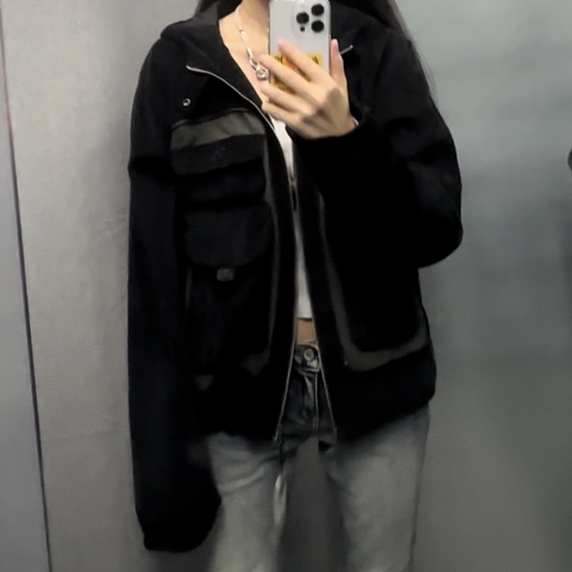 Sansan Gear Corduroy Jacket Black - 23FW, Sansan Gear Corduroy Jacket Black  - 23FW 착용 스타일 - 2