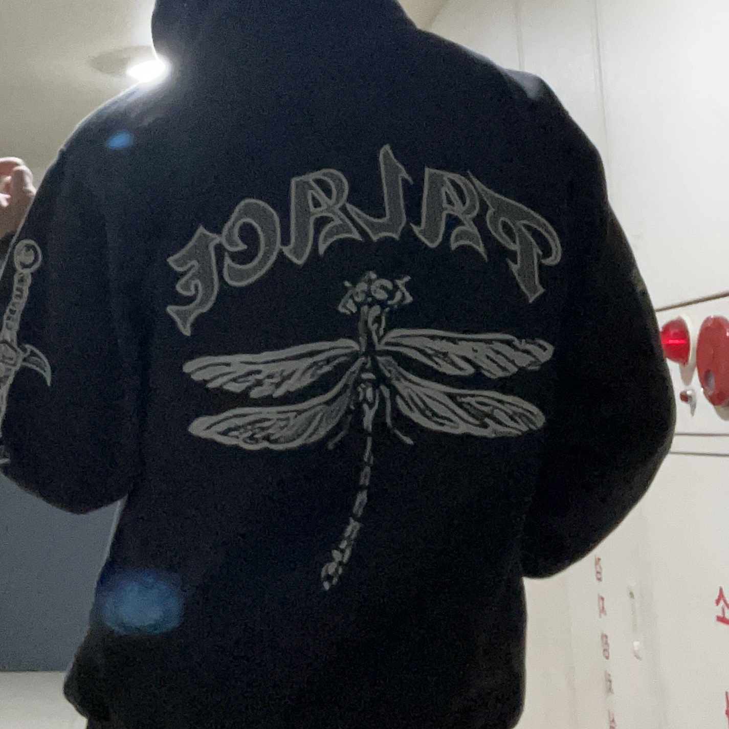 Palace TGF Zip Hood Black - 24FW 착용 스타일