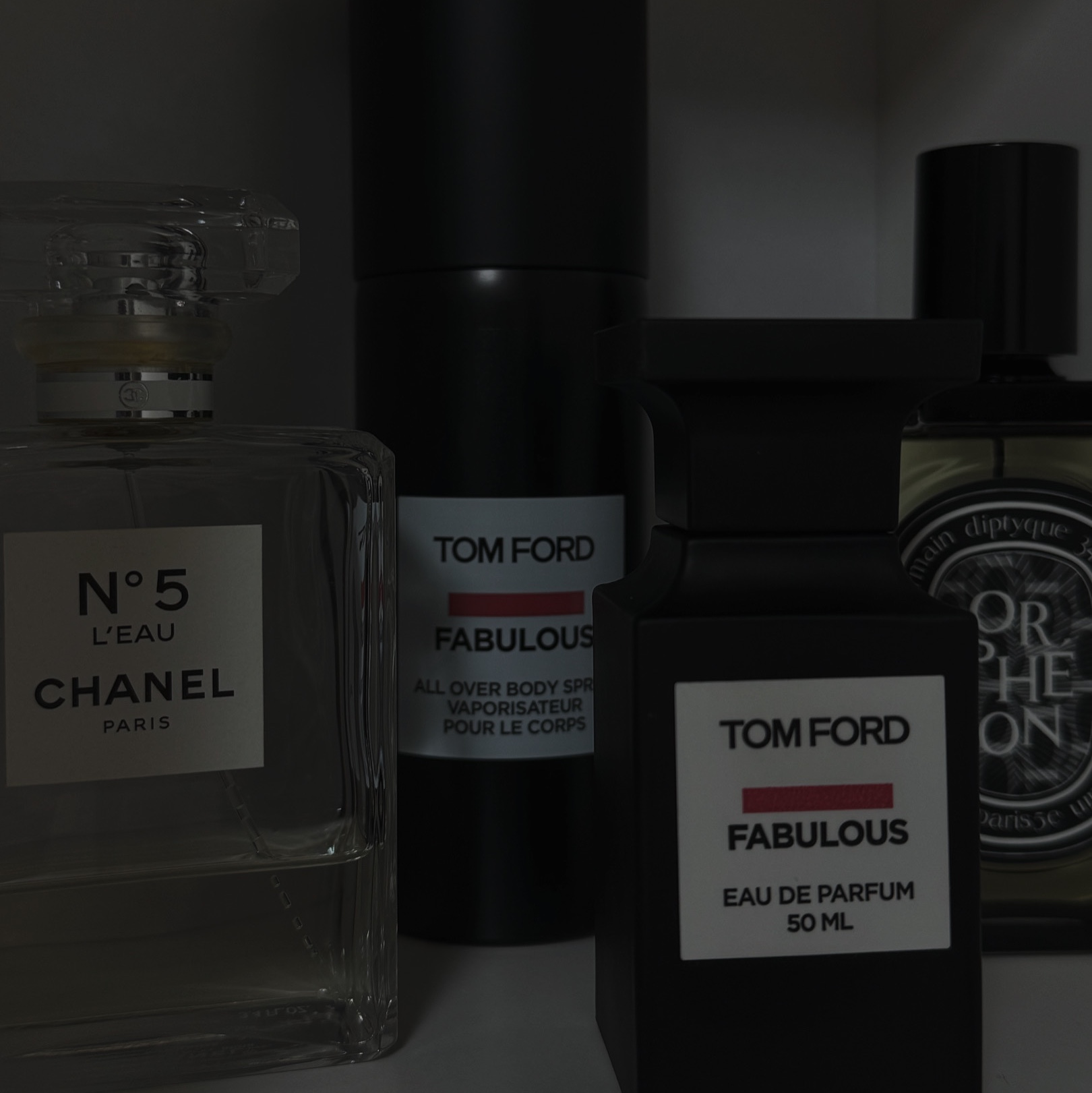 Tom Ford Fabulous Eau De Parfum 50ml, Diptyque Orpheon Eau De Parfum 75ml 착용 스타일