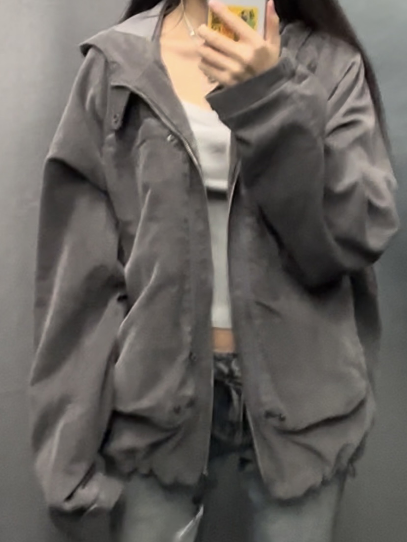 Sansan Gear Corduroy Jacket Grey - 23FW 착용 스타일