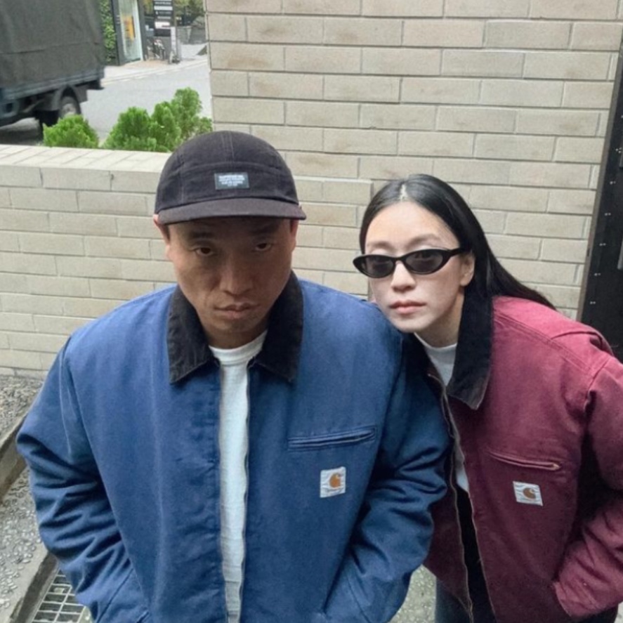 Carhartt WIP Organic Cotton Dearborn Canvas OG Detroit Jacket Malbec Aged Canvas - Winter 착용 스타일 - 1