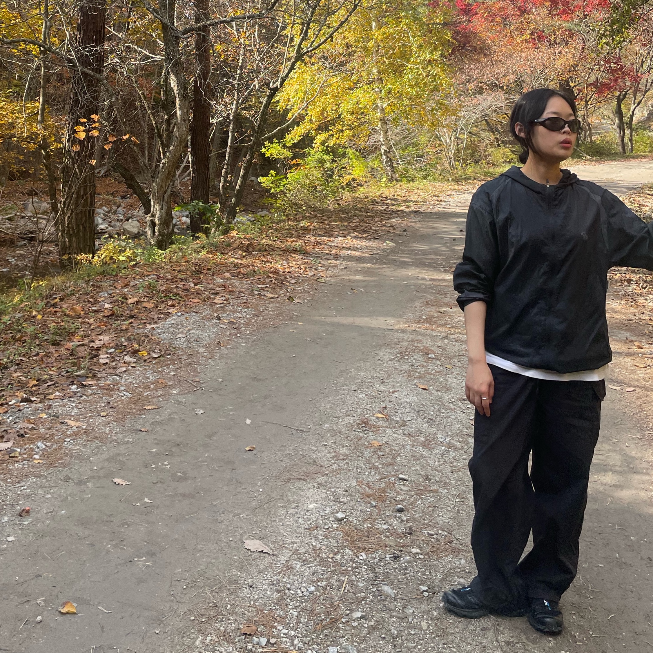Salomon XT-6 ADV Black, Oakley Eye Jacket Redux Matte Black Frame Prizm Grey Lenses High Bridge Fit 착용 스타일