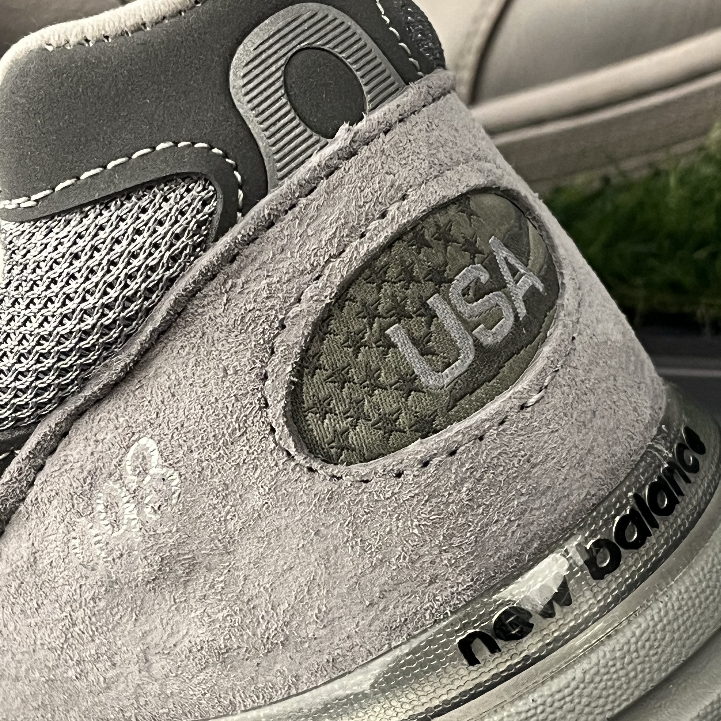 New Balance 993 Made in USA Grey - D Standard 착용 스타일 - 1