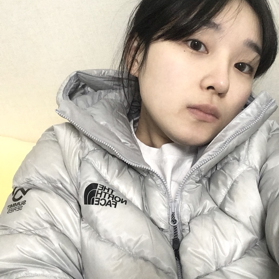 (W) The North Face Summit Mattehorn RDS Down Jacket Silver 착용 스타일 - 3