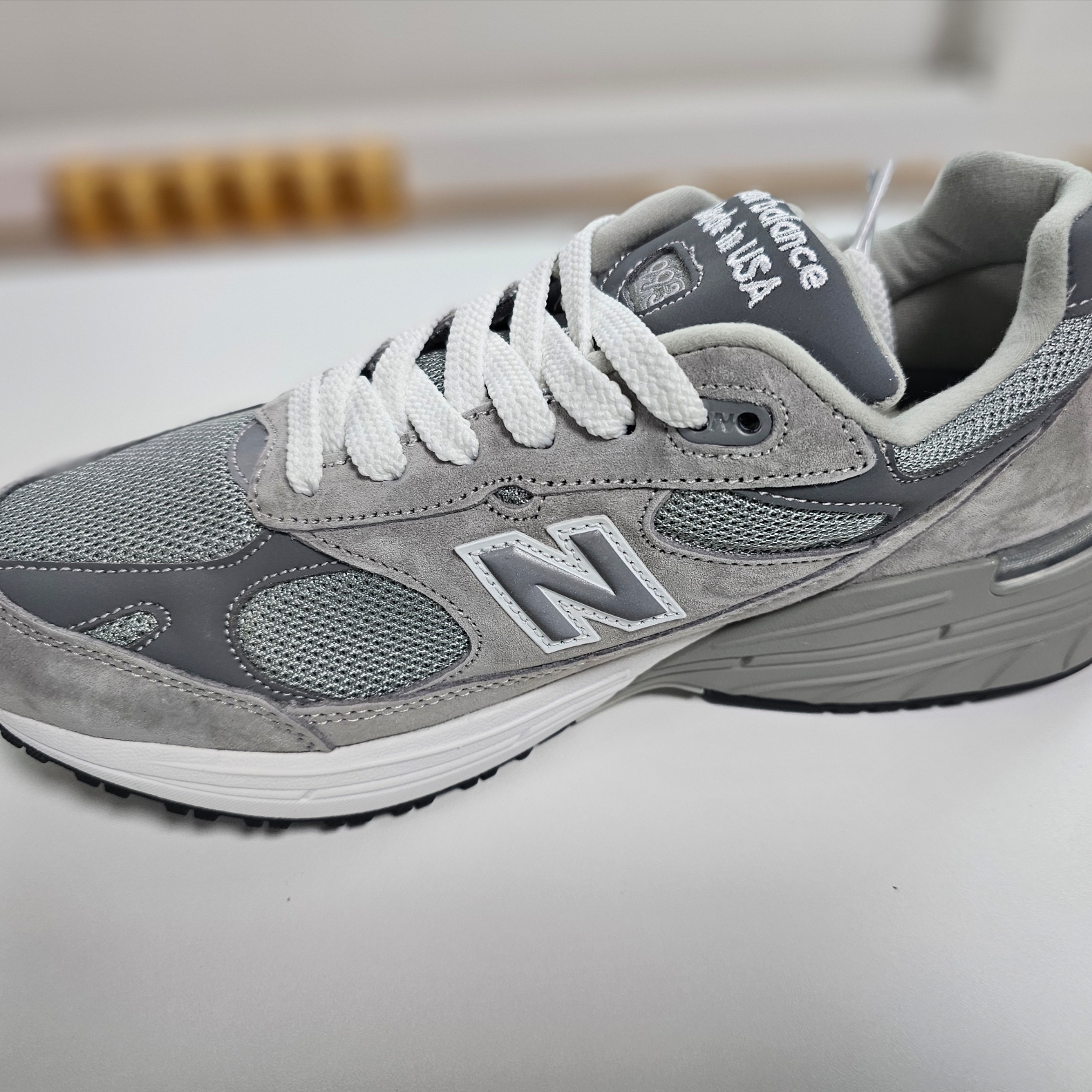 New Balance 993 Made in USA Grey - D Standard 착용 스타일