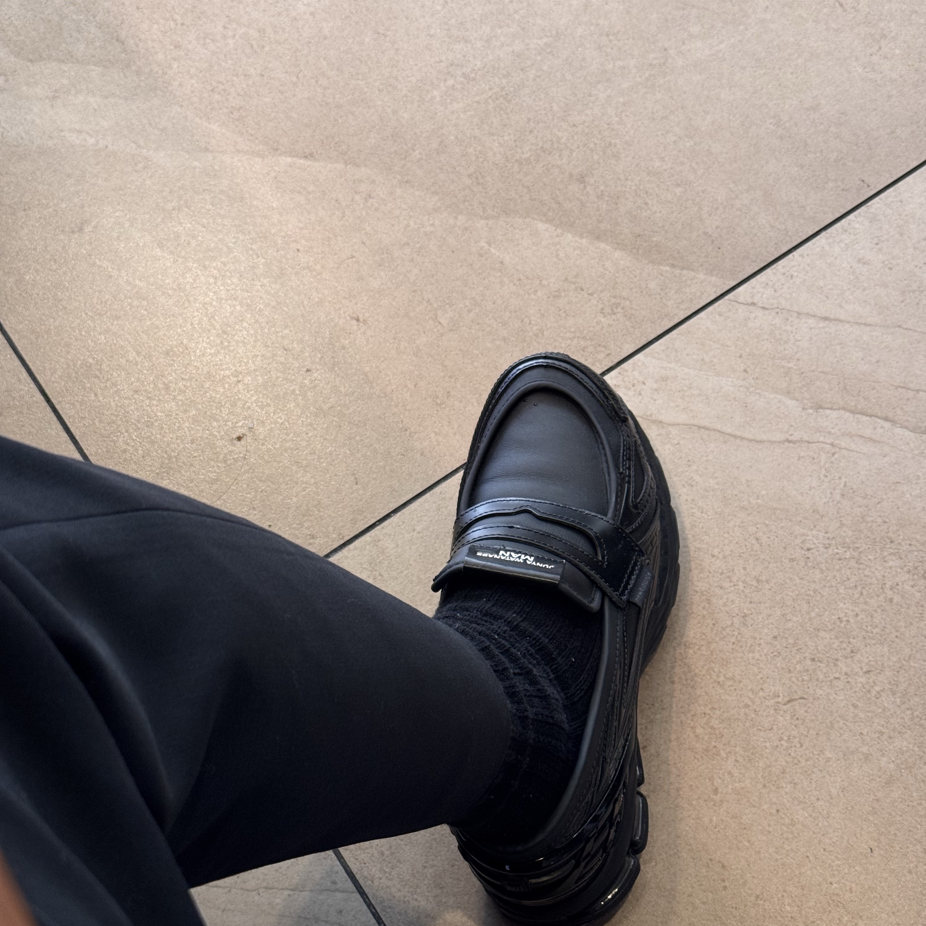 New Balance x Junya Watanabe Man 1906L Black 착용 스타일